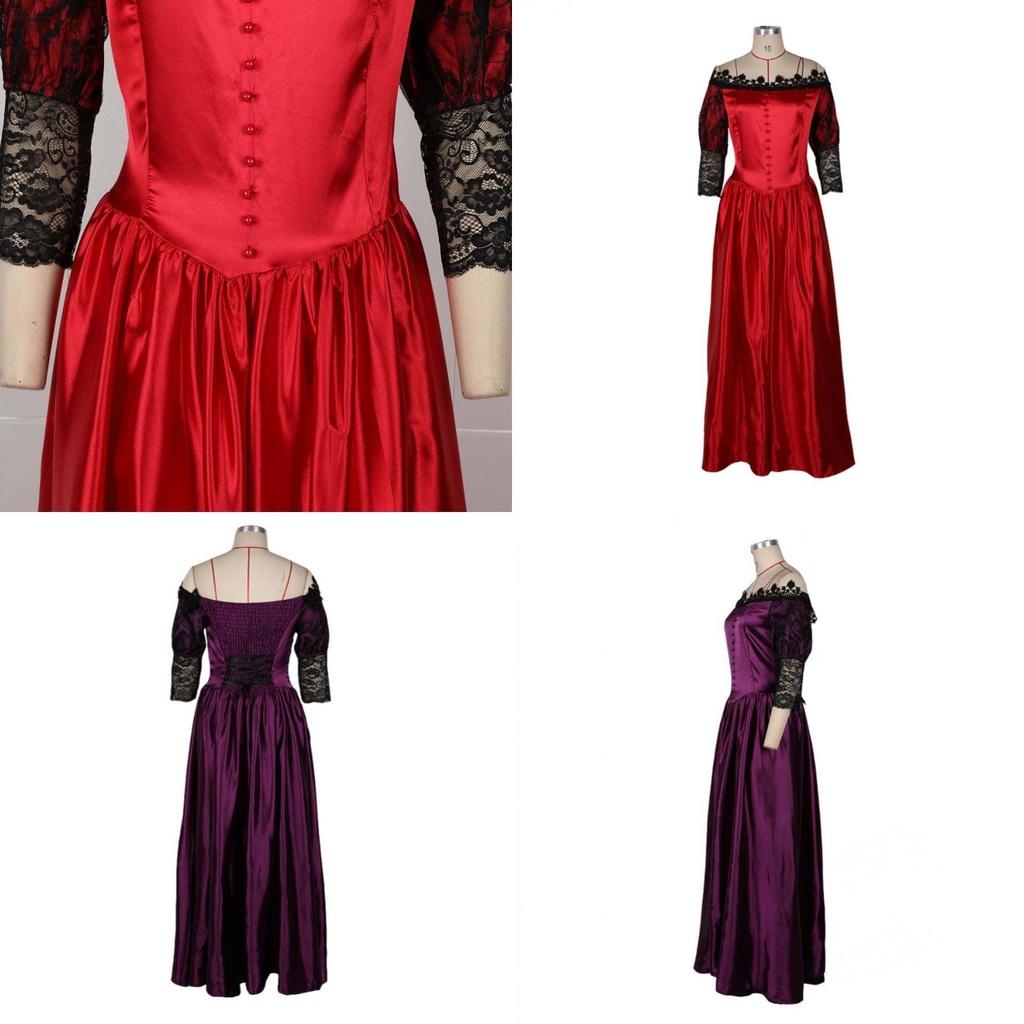 Renaissance Festival Party Cosplay Dress Victorian Gothic Vintage Retro Women's Ball Gown
