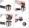 Distributor Espresso Coffee Espresso Machine Stainless Steel Leveling Press for Coffee Grounds and Coffee Equipment Tamper, 49mm, 51mm, 53mm, 58mm,