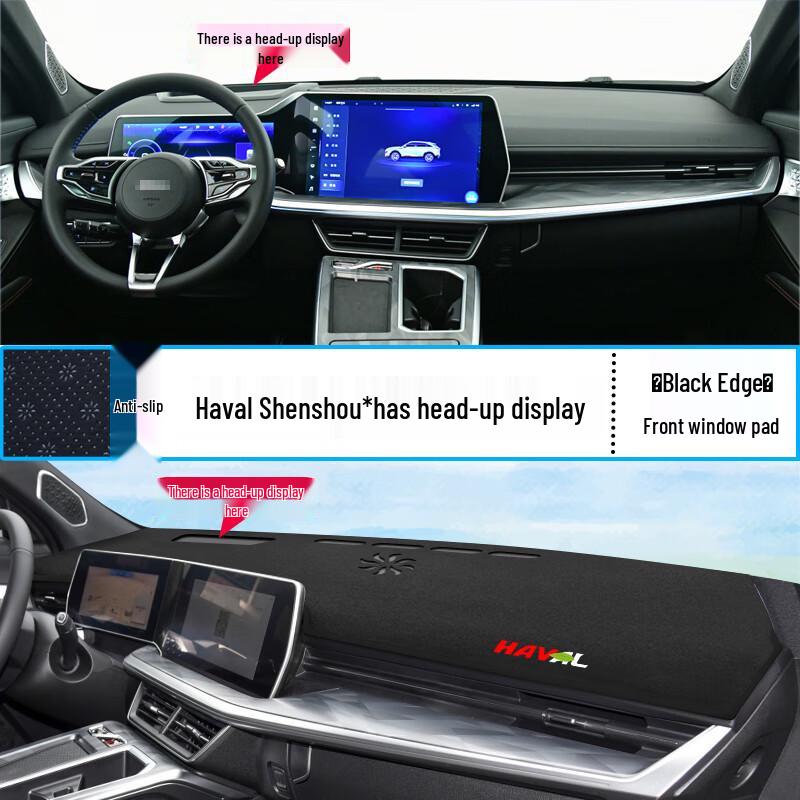 22 Model Haval Shenshou Dashboard Sunshade Anti-glare Mat for Car Interior Decoration