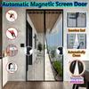 1pc Mosquito-resistant Door Curtain Without Punching for Living Room Bedroom Dining Hands-free Mesh Window Curtain Screen