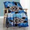Two Turtles Personalized Name Blanket Lightweight Personalized Blanket Soft & Cozy for Office Bedding Living Room Bed All-Season Use