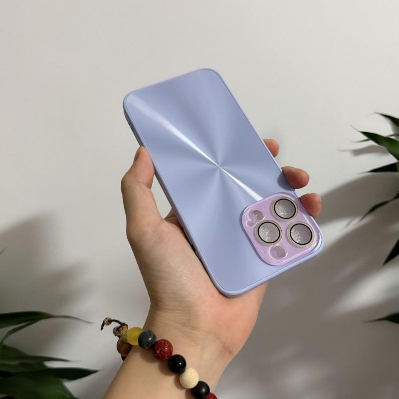 

Colorful CD Pattern Magnetic Crystal Lens Suitable for Apple 16promax Mobile Phone Case IPhone 14 with Lens Film 15 Soft Case iPhone12pro