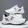Men's Cross-Border Large Size Leather Casual White Shoes - New Fashion Trend, Comfortable Running Sports Shoes, Korean Style