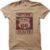 Historic New Mexico Route 66 Motorcycle Classic Vintage Biker T-Shirt 06108