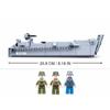 WW2 USA Military Higgins Landing Craft Blocks Bricks Sets Classic Arms Model Kids Toys Compatible with Building Blocks
