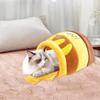 Pet Beds For Cats Cute Pet Bed Semi-Enclosed Cat House Washable Semi-Enclosed Cat Tent With Removable Cushion Pet Cave Halloween
