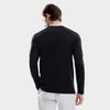 Fila 2023 Autumn New Long Sleeve T-Shirt Basic Simple Business Casual Round Neck Top Men Tops Black F11M332206F-BK