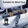 Hipacool Extension Arm Dual-Head Fan for Car Headrest 360° Rotation Air Cooling Fan Angle Adjustable 3-Speed Wind Brushless Fan