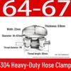 304 Stainless Steel European-Style Single Head Hose Clamp