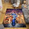 1Pc Megaman Ultimate Battle Rug, Office Carpet Indoor Outdoor Doormat, Non-Slip Soft, Living Room, Christmas Halloween Gift M929394