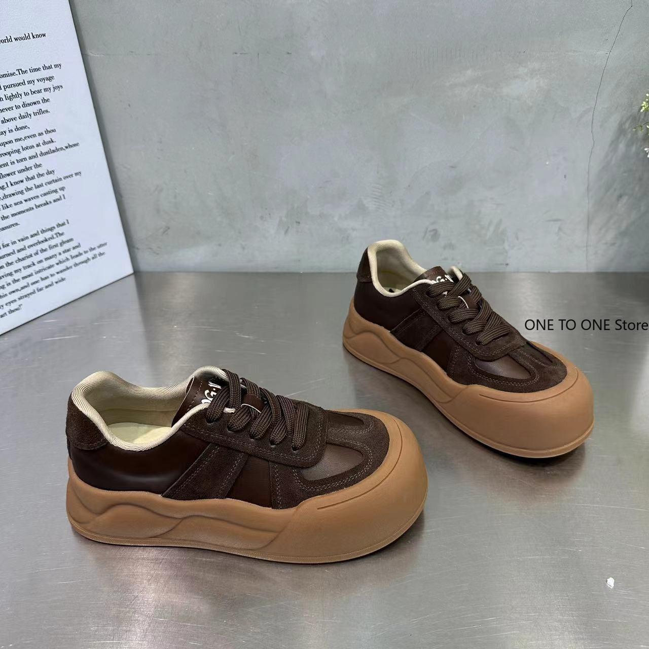 Кроссовки на платформе с плоскими каблуками Брендовая женская обувь 2024 года — фото 6