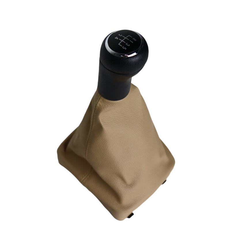 YISONG Genuine Leather Car Gear Shift Knob for Land Cruiser 1998-2005 Gear Cover Dust Cover