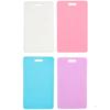 Erasable Badge Notes, Reusable Silicone Vertical Horizontal Badge , Ballpoint Pen Write & Alcohol Badges Notepad, Lightweig
