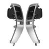 1 Pair Black and Silver ABS Car A/C Vent Panel