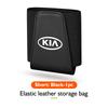 Leather Car Door Organizer Phone Sun Visor Glasses Key Storage Bag For KIA Rio K5 K2 Sportage Ceed Sorento Picanto Stinger Soul