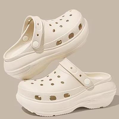 Sandali con Zeppa con Cavità da Donna Estate Zoccoli Eva con Suola Spessa Scarpe da Giardino Donna Comfort Antiscivolo Sandali da Spiaggia