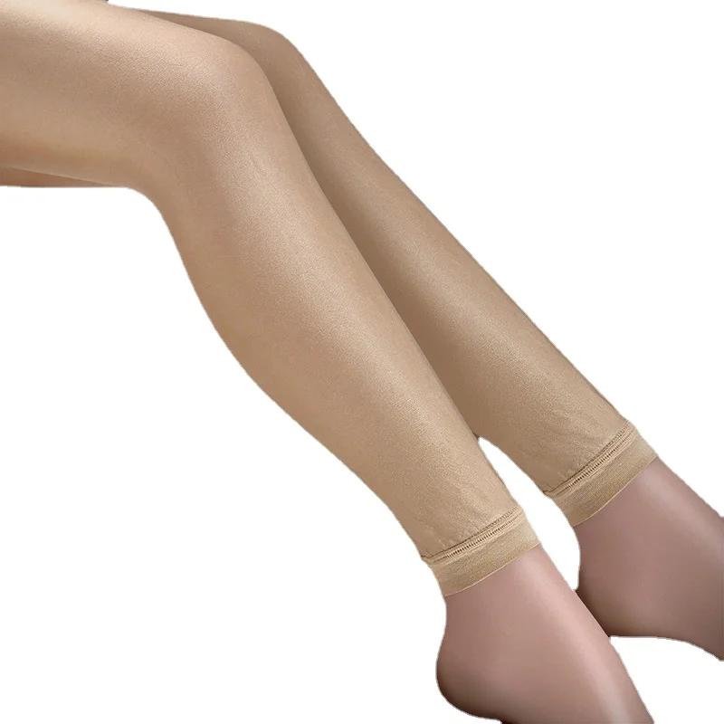 Shebin 60D Transparent Oily Stockings For Women, Reflective Pantyhose With Bright Colors