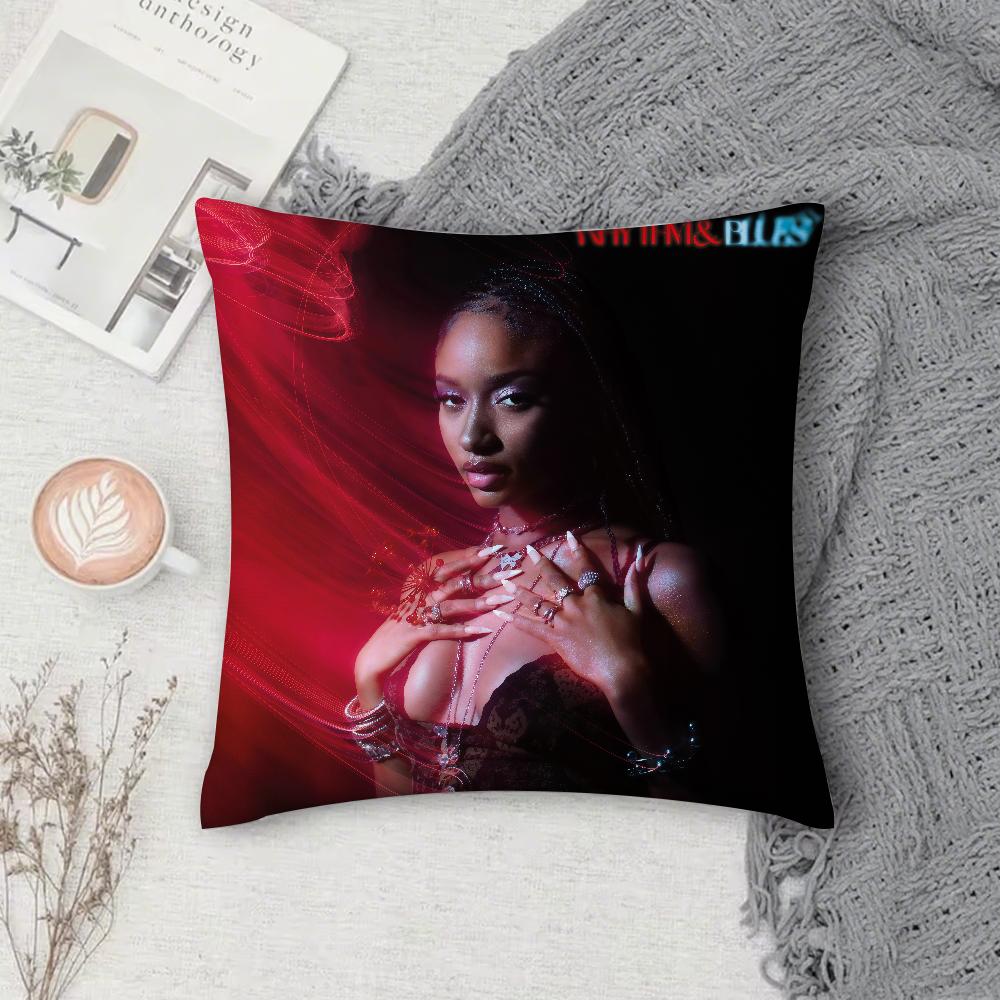 SInger AAyra SStarr Pillow Case Square DoubleSided Printing Sofa Cushion Cover Pillowcase Bedroom Bedside