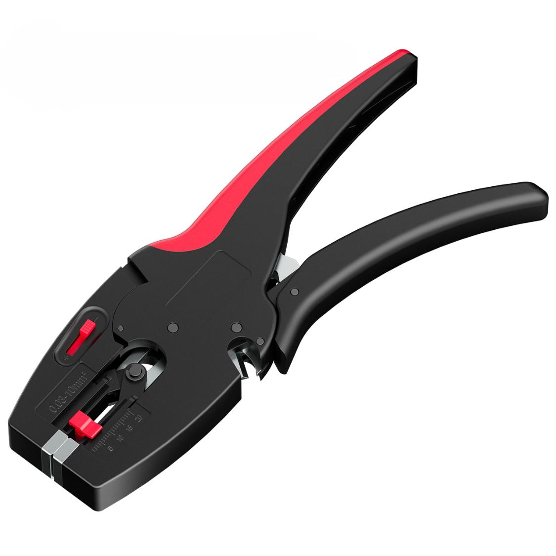 

Multifunctional Wire Stripper Electrician Labor-saving Wire Stripper Quick Wire Stripper 0.03-10mm 32-7AWG Cable Scissors 7 чорний