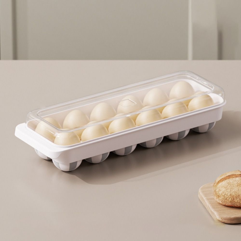 12er Eierbehälter für Kühlschrank Stapelbarer Eier-Organizer für den Kühlschrank Eier-Spender Eier-Aufbewahrungs-Halter Zuhause
