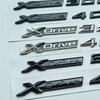 ABX1 Xdrive 20i 25i 30i 35i 40i 45i 50i 20d 25d 30d 35d 40d 45d 50d 30e 40e 45e ABS Emblem for BMW Car Fender Side Door Logo Sticker