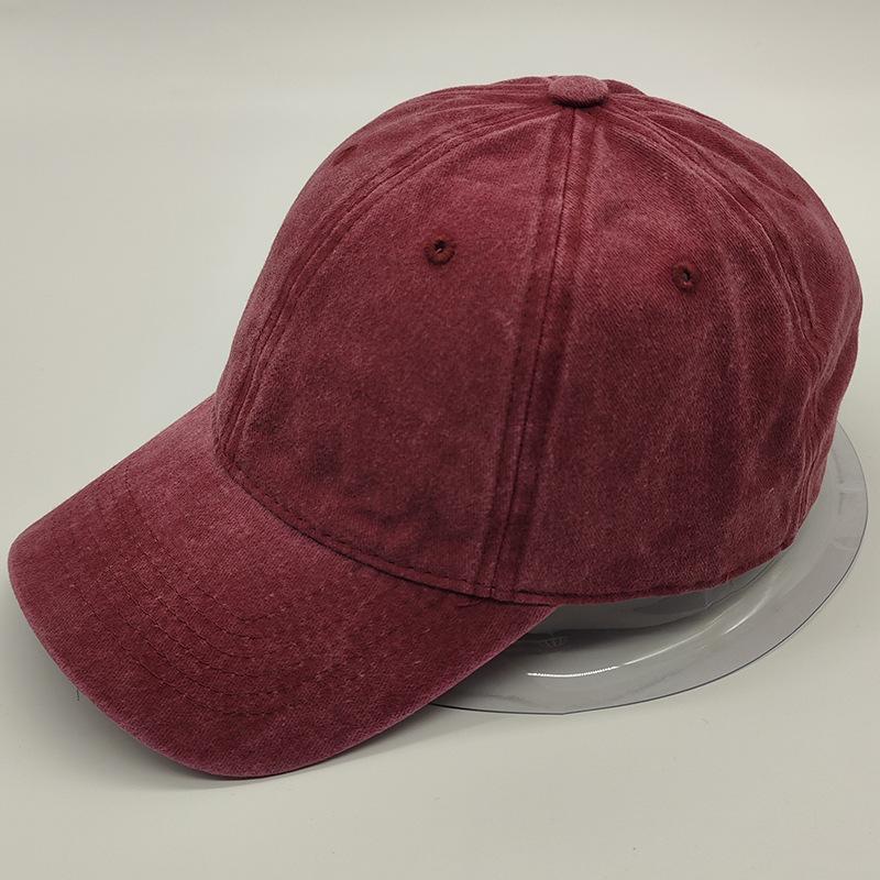 Vintage Distressed American 6-Panel Baseball Cap-Adjustable for Outdoor Streetwear