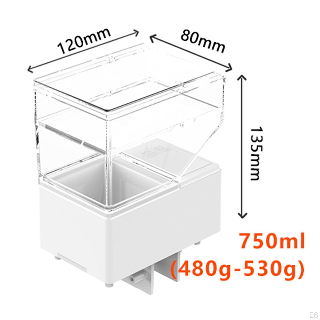 Auto Fish Food Feeder Fully Automatic Dispenser Portable with Timer Tank for