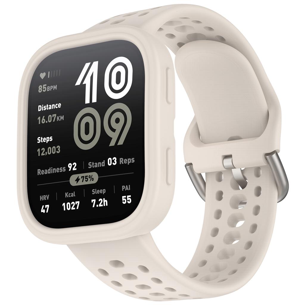Armband+Gehäuse für amazfit bip 6 Uhrenarmband Ersatzband Armband Silikon Sport correa Armband+Abdeckung amazfit bip 6 Zubehör