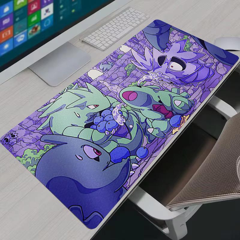 Large Mouse Pad Gamer XXL Office Pc Keyboard Mouse Mat Gaming PPokemon Tyranitar Rubber Base Mousepad Desk Accessories