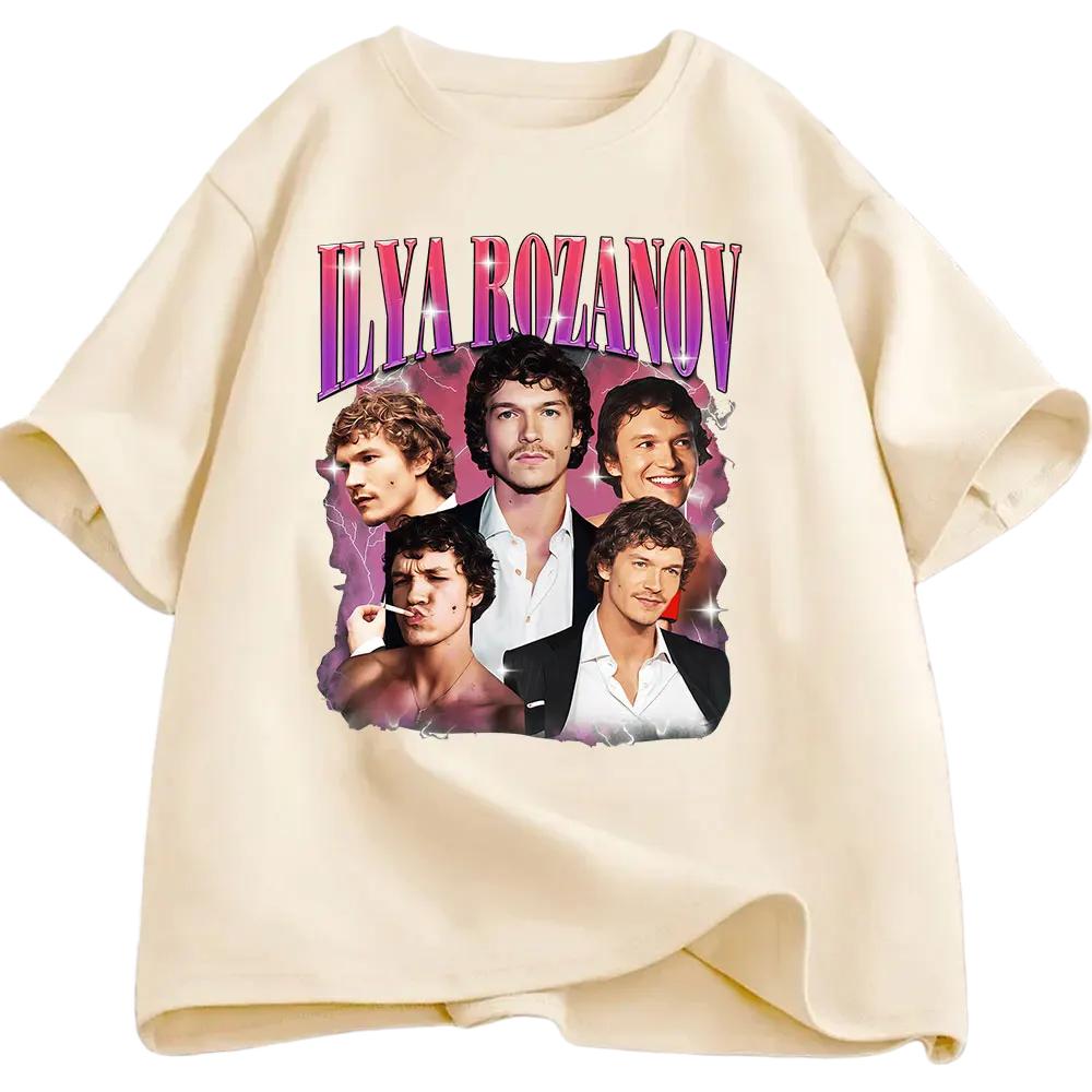 TV Heated Rivalry Ilya Rozanov Graphic Tshirts 2026 Summer New Cotton Mens Womens Clothing Luxury Fashion Street Wear Y2K