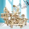 Neuestes 3D Holzpuzzle Mystery Island Spieluhr mit Licht DIY Bausatz für Erwachsene Kinder, Valentinstagsgeschenke