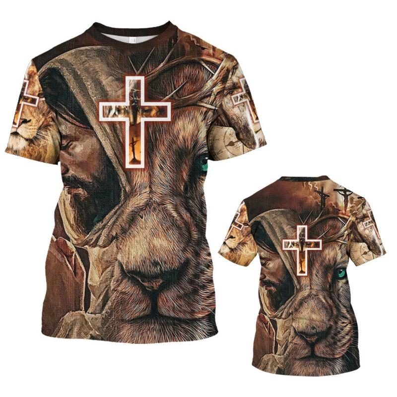 Summer Hip Hop Series Digital 3D Printed Men's Street Short Sleeved Sports T-shirt Top