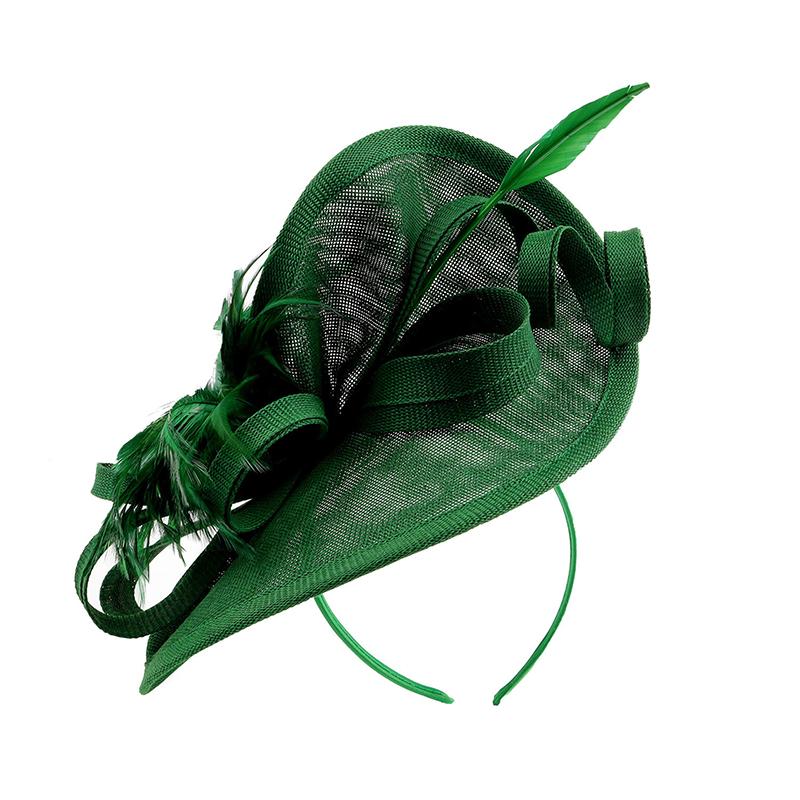Eleganter Fascinator Hut Stirnband Für Frauen Mädchen Teeparty Feder Blume Fascinator Hochzeit Cocktail Haarschmuck Geschenke