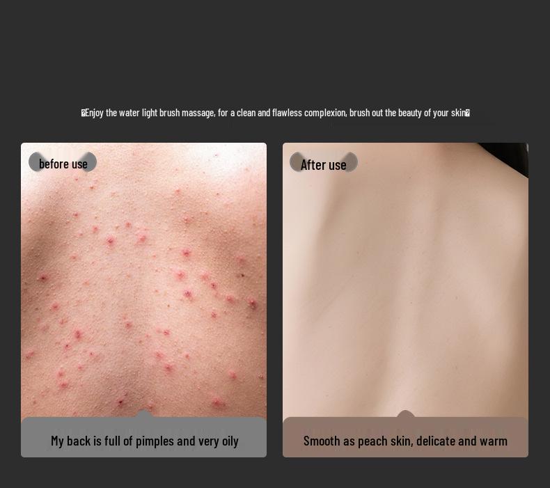 Automatic Wall-Mounted Smart Shower: Portable Electric Shower, Bath Brush, Back Scrubber, and Multi-Functional Body Scrubber