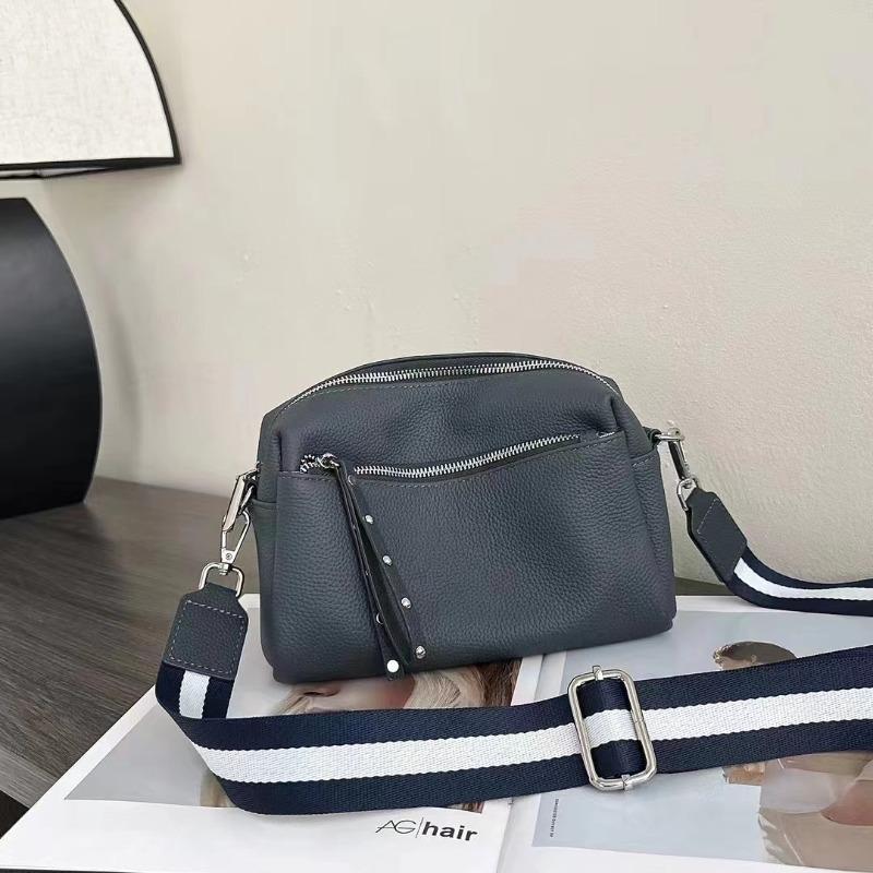 

Кожаная широкополосная наплечная сумка TOO из коровьей кожи первого слоя, сумка-мессенджер, нишевая универсальная сумка для камеры, женская сумка 23*8*16cm королевский синий