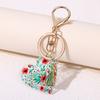Hot Plant Flower Key Ring Pendant Creative Flower Fresh Keychain Pendant