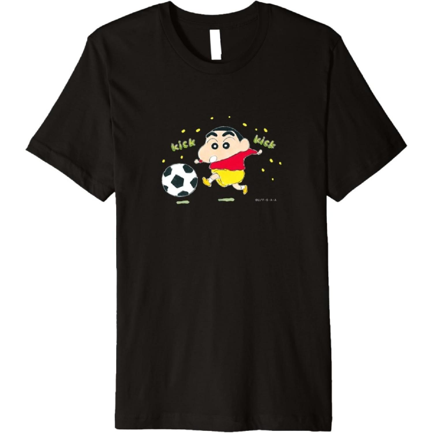 Crayon Shin-chan Soccer with Shin-chan Premium T-Shirt S