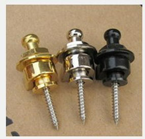 

Non-slip Scratch-proof Guitar Strap Button with Round Head for Electric Guitars золотий