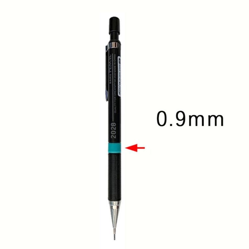 4 Pieces Automatic Pencils 0.3mm 0.5mm 0.7mm 0.9mm Sketching Pencils Metal Mechanical Pencils Drawing Pencils for School