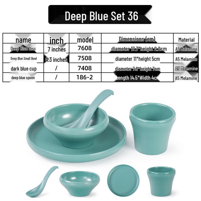 Qianxing Melamine Tableware Set