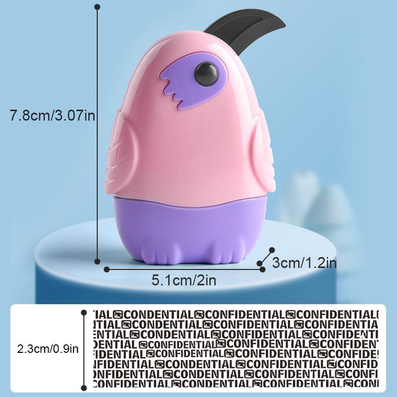 Identity theft protection Confidential roller seal Mark address anti-theft privacy and security seal three colors woodpecker