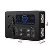 12V 100W Mini Power Box with LED Lights LCD Display Power Box USB-C & QC3.0 Ports Portable Control Hub for RVs SUVs Boats