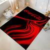 Red and Black Carpet with Coca-Cola Logo for Modern Living Room Decor Suitable for Use As an Anti-slip for Living Room Bedroom Sofas