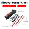DC6-18V 25W+25W MP3 Player Decoder Board BT FM Radio TF USB 3.5mm AUX Mic Module Bluetooth Receiver Car Kit Audio