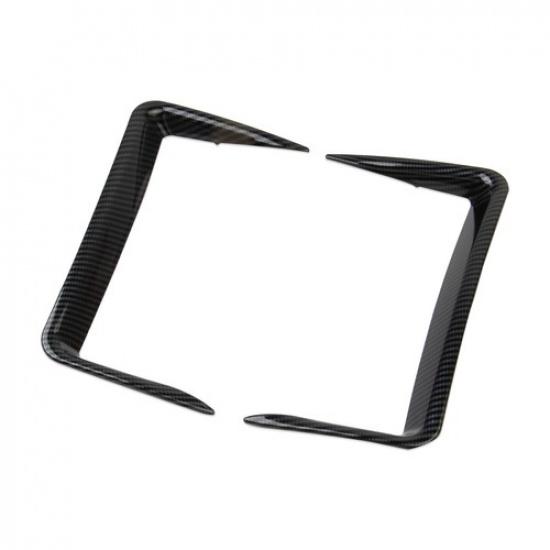 Frontstoßstange im Carbonfaser-Stil Nebelscheinwerfer-Lampenverkleidung für Nissan 350Z