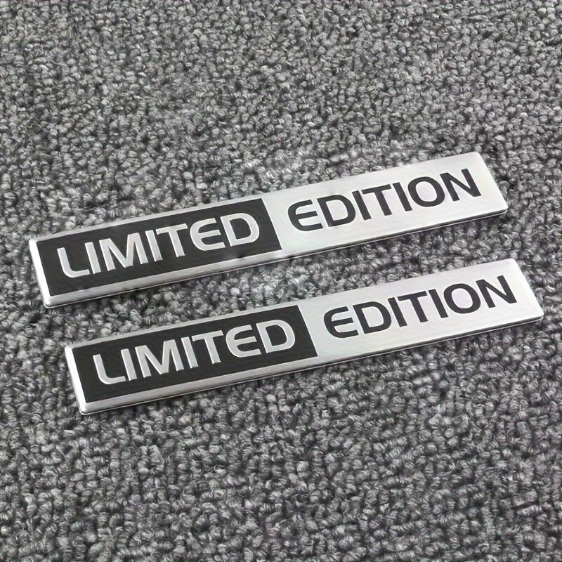 

2PCS 3D Metal Car Body Badge Sticker Limited Edition Trunk Fender Emblem Decal Accessory for Car Motorcycle Bike серый