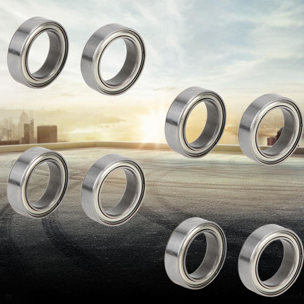 8pcs 10x15x4mm Ball Bearings Fit for HPI WR8 B021 ST MT RC Car Spare Parts AccessorySilver B030
