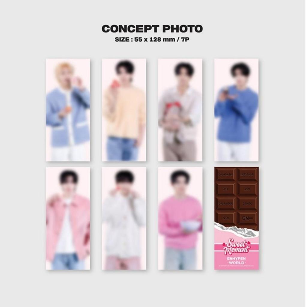 [Vorbestellung] ENHYPEN WORLD Couponkarten-Kollektion Süßer Moment BASIC Version. Offizielles K-POP Merchandise