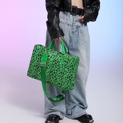 Pendler-Handtasche extra-groß mit Leopardenmuster Damen 2025 Großraum Lazy-Wind Ein-Schulter Umhängetasche Damen