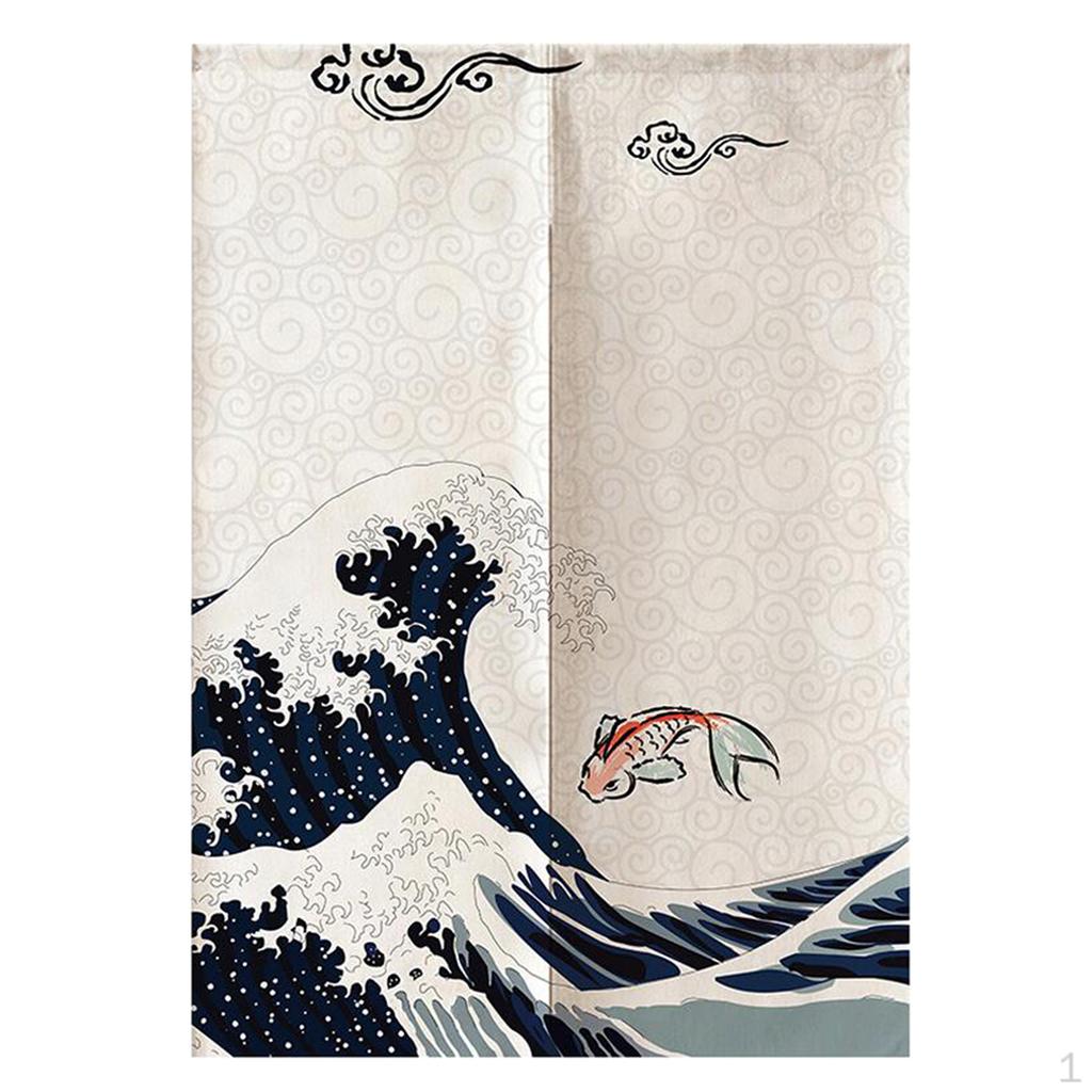 Divider Japanese Doorway Tapestry Curtains for Home Kitchen,